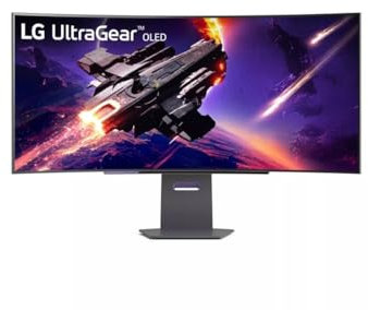LG Ultragear™ 45GS95QE-B Ecran PC Gaming 45 - Dalle OLED résolution QHD (3440x1440), 0.03 ms GtG 240Hz, DisplayHDR™ True Black 400, DCI-P3 98.5%, AMD FreeSync Premium Pro, Compatible NVIDIA G-Sync