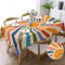 Tischdecke Outdoor Tischdecke Rechteckig Abwaschbar Gartentischdecke Tischdecken Fleckschutz Wasserdicht Tischtuch für Küche, Esszimmer, Garten, Partys und Abendessen