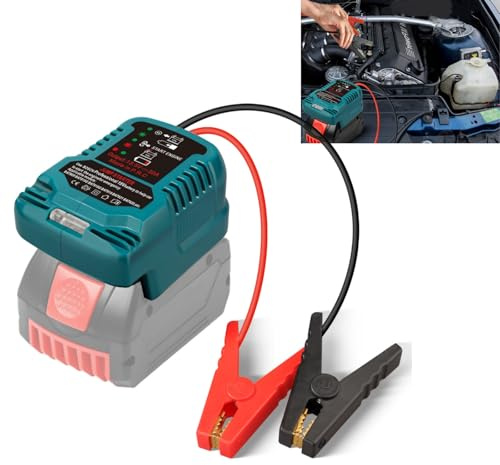 Adaptateur de démarrage de voiture pour batterie Bosch, GBA 18 V, booster de batterie de voiture TEPULAS avec câble 11 AWG, aide au démarrage de voiture 12 V pour moteurs jusqu'à 3,5 L essence ou