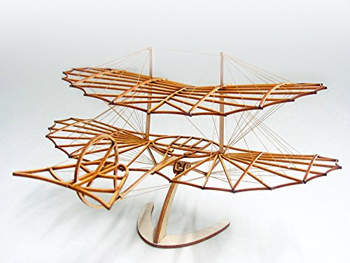 Viloyaga Puzzles 3D pour Adultes - Modèles en Bois - Avion Otto Lilienthal - Kit de modélisation - en Bois de balsa découpé au Laser - Kit de Construction