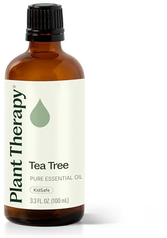 Plant Therapy Tea Tree Essential Oil – 100% Pure, Undiluted, Natural Aromatherapy for Skin, Hair & Home – Therapeutic Grade Melaleuca alternifolia 100 mL (3.3 oz)