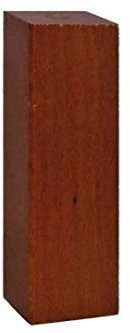 home-system 6740219 Fuß quadratisch Design Holz H. Nussbaum 90 mm