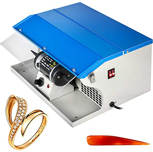 VEVOR Máquina Pulidora de Polvo de Joyería, 220V,200W, Pulidora de Joyas de Hierro, Herramienta de Pulido de Joyería