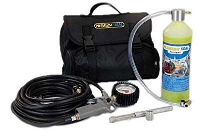 Premium-Seal Repair Superior Set 1000ml, Reifendichtmittel für LKW,Bus, Baumaschinen Reifenpannenset Reifenreparatur
