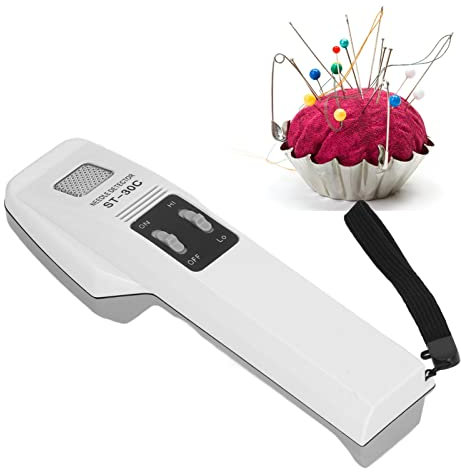 Septpenta Metalldetektor Pinpointer, Wasserdichter Hand Pinpointerstab, Hohe Empfindlichkeit, Ortungssucher Probeor Gold, Ton und Lichtalarmfunktion Zum Auffinden von Goldmünzen, Silberschmuck