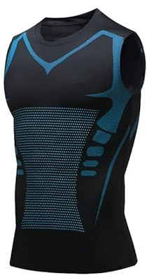 HDAKDDHG 2024 New Vitaboost Compression Shirt,Ports Baselayer T-Shirts Tops, Athletic Workout Shirt,Maynox Vitaboost Shirt, Men's Cool Dry Short Sleeve Compression Shirts Black