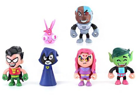 6PCS Teen Figurines De Collection Teen Mini Figurines à Collectionner Teen Team Personnages Du CéLèBre Jeu VidéO Fournitures De FêTe Cadeau Pour Les Joueurs