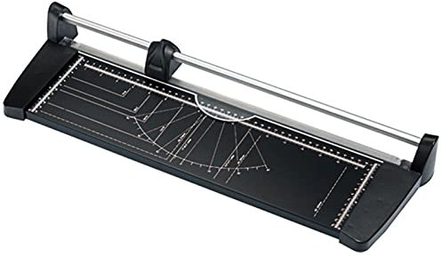 IUBGFTO Taglierina a ghigliottina, taglierina Portatile per Carta, Strumento per Scrapbooking con Diverse Scale e Strisce di Carta a Pressione di Tipo di Collegamento, per casa, Scuola