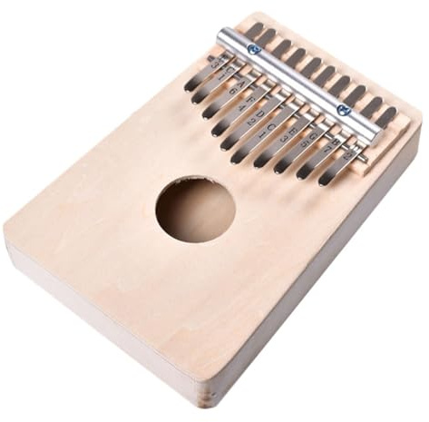 ERINGOGO Kalimba Piano de Pulgar 10 Notas de Madera, Instrumento Musical Portátil para Principiantes, Diseño DIY Compacto y Melódico, Adecuado para Niños y Adultos en Regalos