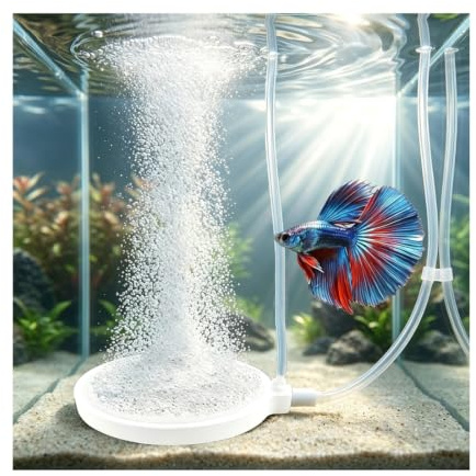 OsAtNb Aérateur d'aquarium Nano pierre à air, diffuseur d'oxygène ultra dissous pour aquarium, hydroponie Nano aérateur d'oxygène (C-50)