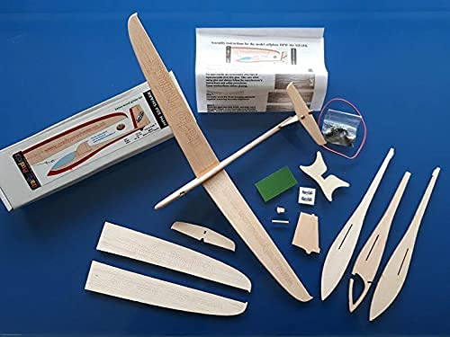 CraftyProducts Kit planeur en bois de balsa 304 Shark Sailplane Catapult Avion
