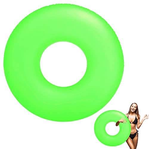 Blau Schwimmreifen Erwachsener Ø 91cm Schwimmring Poolring Aufblasbarer Schwimmring Sommer Wasser,Dauerhafter Pool Schwimmen,Lustiges Pool Floats Spielzeug Schwimm für Schwimmbadparty Sommerpool Party