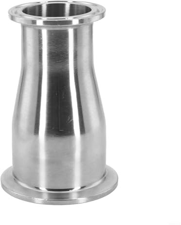 SS304 Sanitary Fitting Reducer 2 to 1.5 Tri Clamp Concentric Adapter for Food Beverage Pharmaceutical Industries Quick Connect High Pressure Resistant