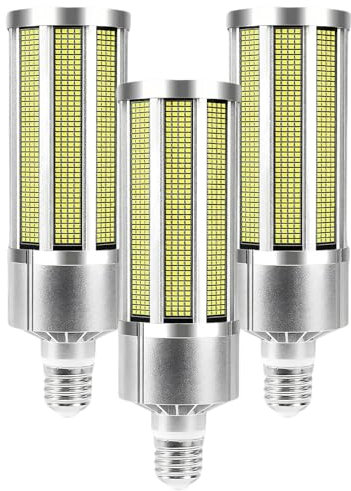 ZFFOZZ Paquete de 3 Bombillas LED Tipo Maíz E39 y E40 de 240W, CA 100V-277V, 3000 K/6000 K. Reemplazan Lámparas Halógenas De 1500-2000 W.(Warm White,E40-240W)