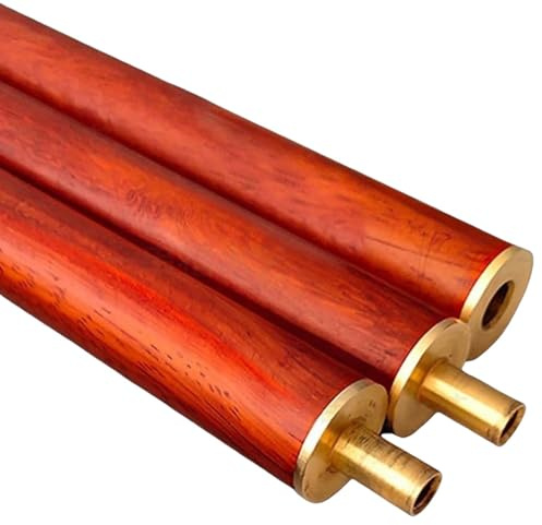 3 En 1 Madera De Peral Natural Palo De Entrenamiento De Artes Marciales,Regla De Tai Chi Bastón,Tai Chi Palos De Entrenamiento, Desmontable Fácil Llevar ala con Bolsa De Almacenamiento 140cm