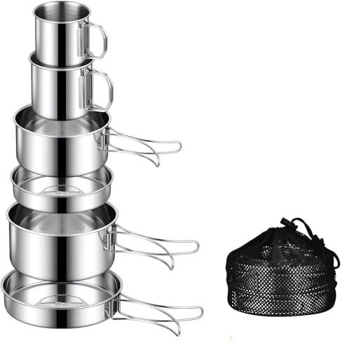 Kit de vaisselle incassable, assiettes et bols de camping pour 4 personnes, en plastique léger, couverts de camping comprenant assiettes, bols, tasses, couverts pour pique-nique, fermeture éclair