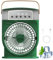 3 in 1 Air Cooler, Mini Tragbare Klimaanlage Mit Kühl- Und Luftbefeuchtungsfunktion, Mini Klimaanlage mit 3 Geschwindigkeiten & 7 LED Licht, Luftkühler Ventilator für Schlafzimmer, Büro (Grün)