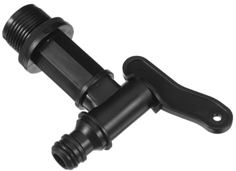 BUGUUYO Adaptador de Grifo de Barril de Agua Conector Multifuncional para Barriles de Lluvia y Mangueras Resistente y Compatible con Accesorios de Jardín para Riego