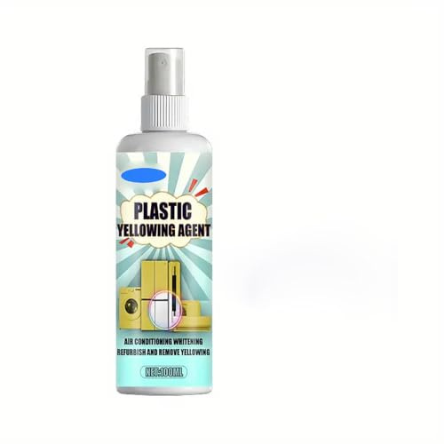 Limpiador para Plásticos Amarillentos,Limpiador Antiamarilleo,Limpieza Suave,Adecuado para Aire Acondicionado Y Lavadora,100ML*1PC