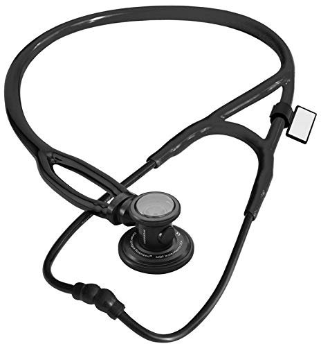 Stéthoscope Sprague-X Rappaport - Pavillon Double Et Interchangeable (Pour Adulte, Enfant, Nourrisson) - MDF Instruments - Noir BlackOut - (MDF767X-BO)