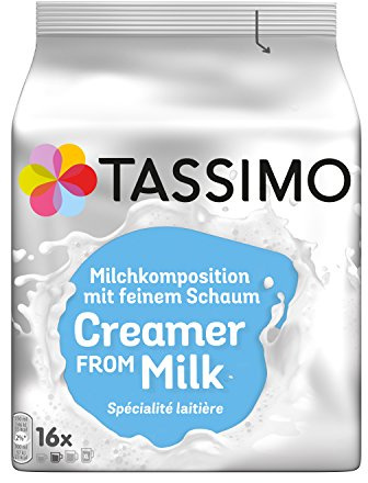 Tassimo Kapseln Milchkomposition, 16 Milch Kapseln für 16 Getränke