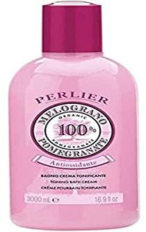 Perlier, Bagno Crema Melograno - Tonificante - Trattamento per il corpo - al Melograno Biologico - Flacone da 3.000 ml