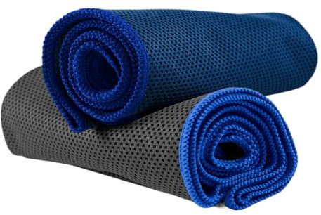 NirvanaShape 1x Kühlendes Handtuch - Mikrofaser Kühltuch als Sporthandtuch für Fitness, Yoga, Sport, Golf - Ice Towel Handtuch mit Kühlfunktion