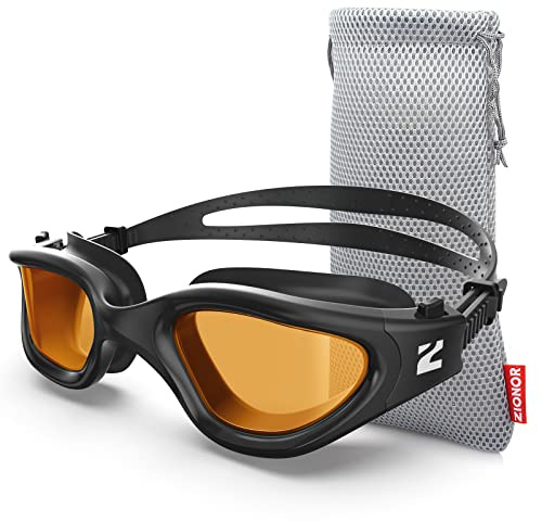 ZIONOR Gafas de natación G1 SE antivaho para adultos, hombres y mujeres
