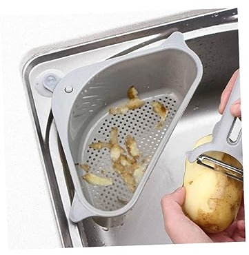 Housoutil Panier De Vidange Dévier En Plastique Support De Rangement Dévier De Cuisine Panier De Vidange Triangulaire