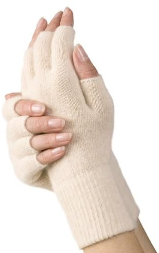 Medima ThermoAS Handschuhe 1/2 Finger, schwarz