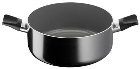 Lagostina Goccia Casseruola Fonda 24 cm, Rivestimento in Ceramica Antiaderente, Scorrevolezza Ottimale, Pulizia Facile, Ecologica, Thermo-Signal, Sicura, Compatibile con Induzione