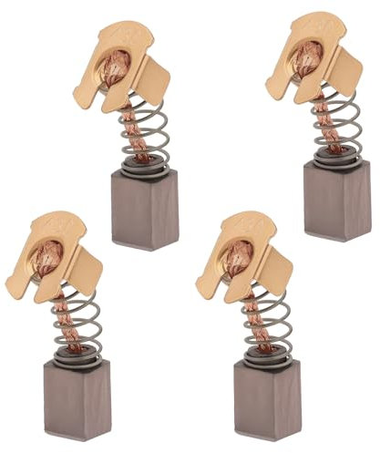 Be In Your Mind 4x Balais de Charbon de Rechange pour Outils électriques 7 Mm X 7 Mm X 9,5/12 Mm Compatible avec Makita CB430 BHR200 DCS550 191971-3