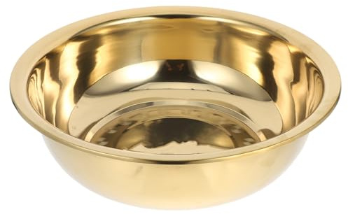 BAZEITFLOW Cuenco Inoxidable Grueso Multifuncional para y Lavar Verduras Baño y Pies Cuenco para Cocina y Baño