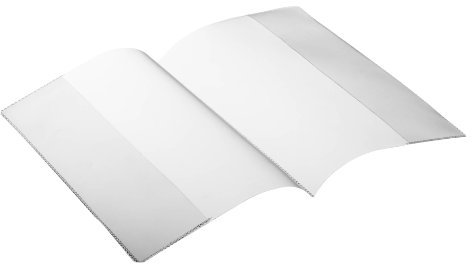 Durable Schutz- und Ausweishülle, Doppelhülle für Dokumente DIN A5 (296 x 210 mm), 10 Stück, transparent, 214119