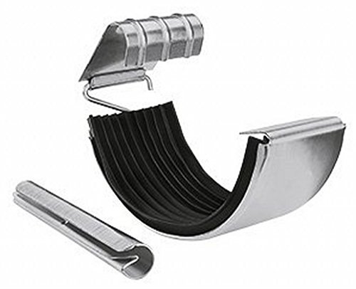 Gouttière connecteur Titane Zinc pour gouttières dans les tailles Lot de 250, 285, 333 et 400