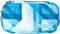 Nitro Pencil Case XL inkl. Geo Dreieick & Stundenplan, Federmäppchen, Schlampermäppchen, Faulenzer Box, Federmappe, Stifte Etui, Geo Ocean, 21 x 10 x 6,5 cm
