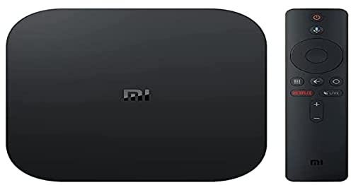 Mi TV Box S - Lecteur 4K Ultra HD Streaming - Bluetooth, HDR, Wi-FI, Assistant Google avec Chromecast, Compatible Android, Contrôle de Recherche vocale - Netflix, 8 Go