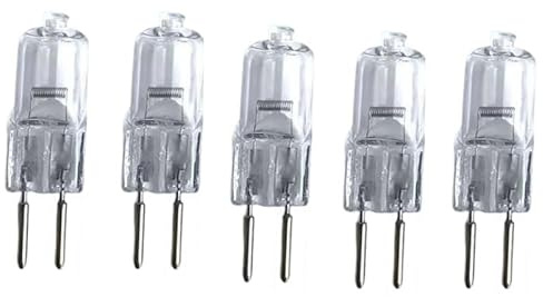 UGEFKMQ Halogene glödlampa G5.3 halogenlampor G5.3 halogenlampor 2 stift G5.3 LED-lampor dimbara 12 V 20 W 35W 50W 75W varmvit, 20W, 10 st