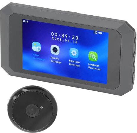 1080P 2MP HD LCD-Display 135 Grad IR-Nachtsicht-Video-Türspion mit 3,97-Zoll-Bildschirm, Multifunktional, Einfache Anzeige
