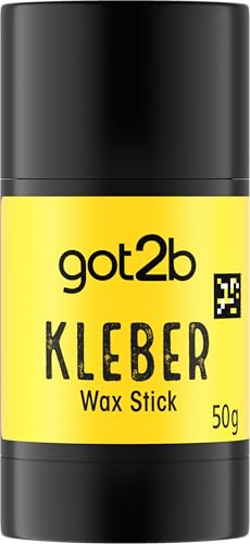 got2b Colla Wax Stick (50 g), cera per capelli per look Sleek on the go senza crunch, la cera per capelli crea stili di lunga durata e super forti fino a 24 ore