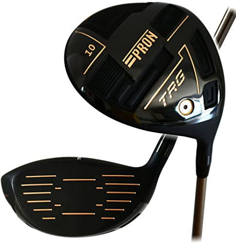 Japan Pron Titanium Adjustable Driver USGA R A Rules Mens Golf Club, with Headcover, 460cc, 9 Degree Loft, Stiff Flex, TRV 25 Model, 46 Inch