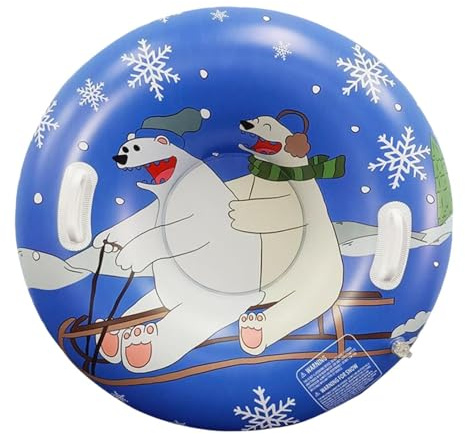 APLVFFZH Tubo de Nieve Inflable Portátil de PVC para Niños, Trineo Inflable para Halloween Al Aire Libre