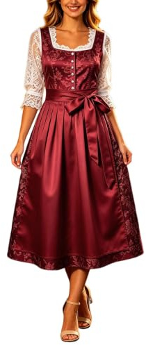 Elegant korsettklänning med snörning för kvinnor, klassisk festdräkt perfekt för cosplay semesterresor