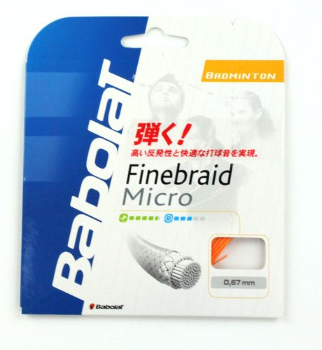 Babolat Finebraid Micro Badmintonsaite Set 10m