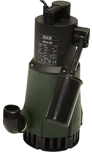 Nova Dab Elettropompa pvc sommergibile acque chiare nova 600 - hp 0,75 - att. 1'x1/4
