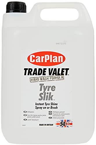 CarPlan TSS505 Tyre Slik 5 Litre Instant Tyre Shine Spray or Brush On