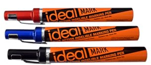 Ideal Mark Valve Action Marking Pen (Black)