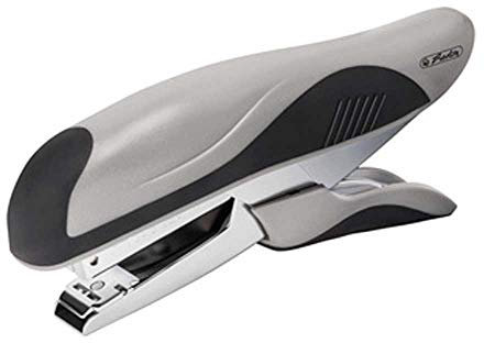 Herlitz Ergonomische Heftzange No.24/6, schwarz/hellgrau, 1 Stück