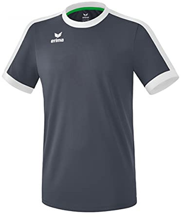 Erima Unisex Erwachsene Retro Star Trikot (3132128), Slate Grey/weiß, M
