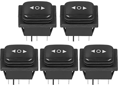 5st Vippbrytare 6 Stift 3 Positioner Vippströmbrytare Vattentät IP65 Bilvippströmställare AC125V/AC250V